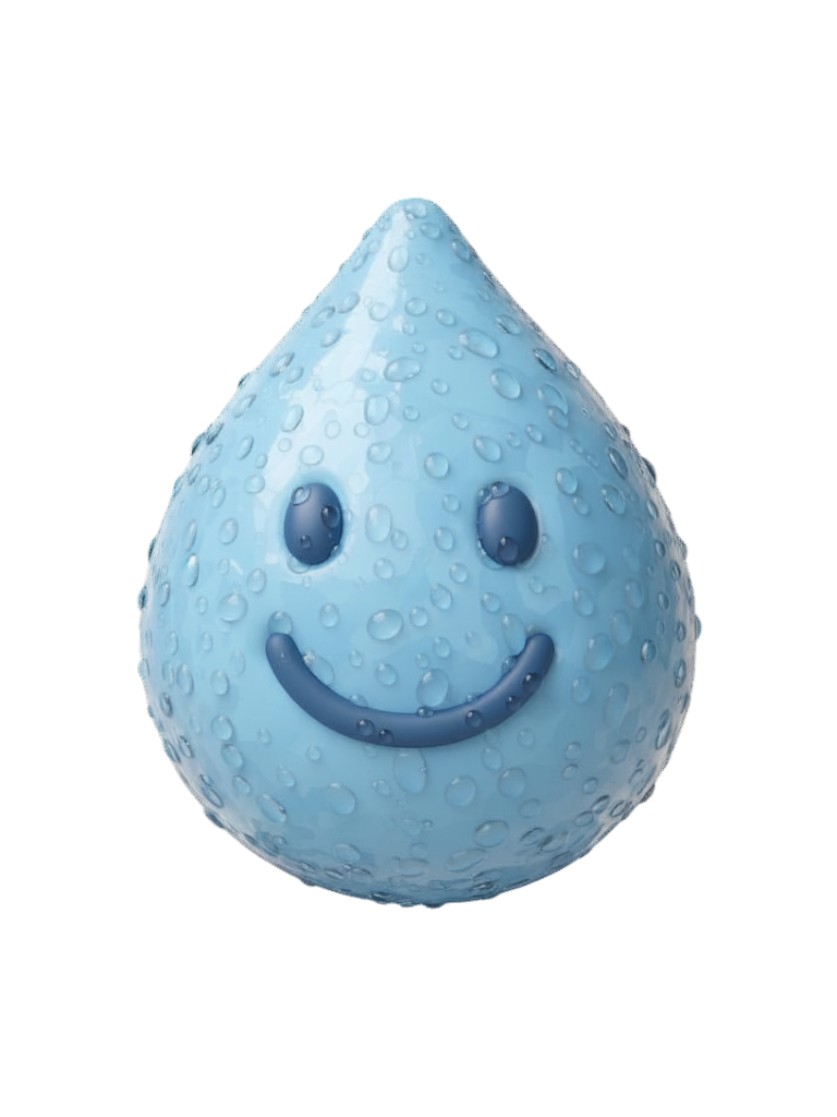 Drippy, the Kennedy break room water mascot